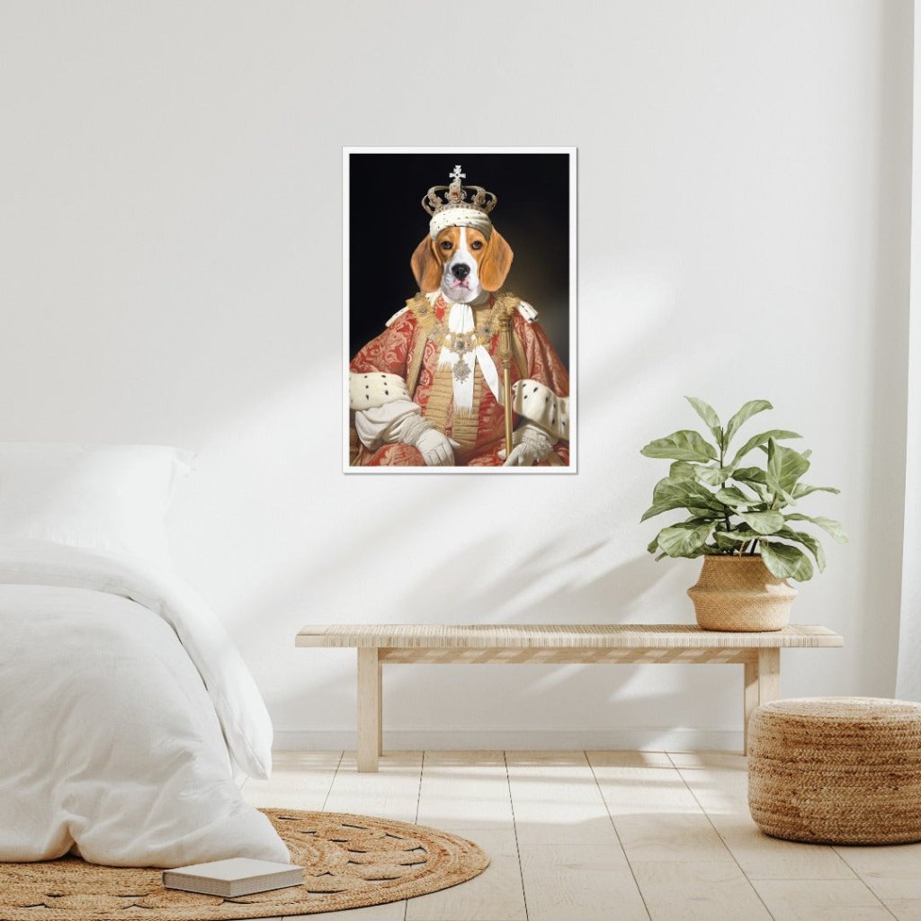 King Bishop: Custom Pet Portrait - Paw & Glory - Dog Portraits - Pet Portraits