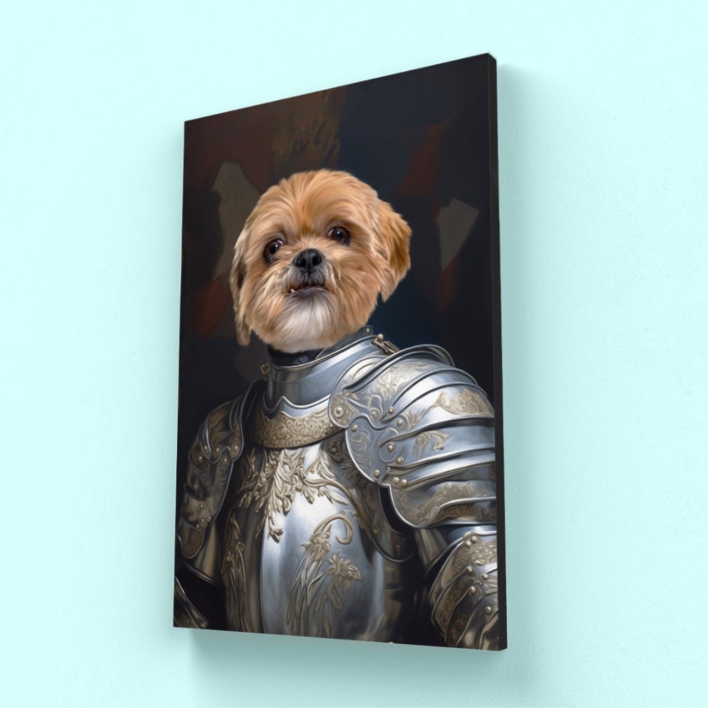 Kings Knight: Custom Pet Canvas - Paw & Glory - Dog Portraits - Pet Portraits