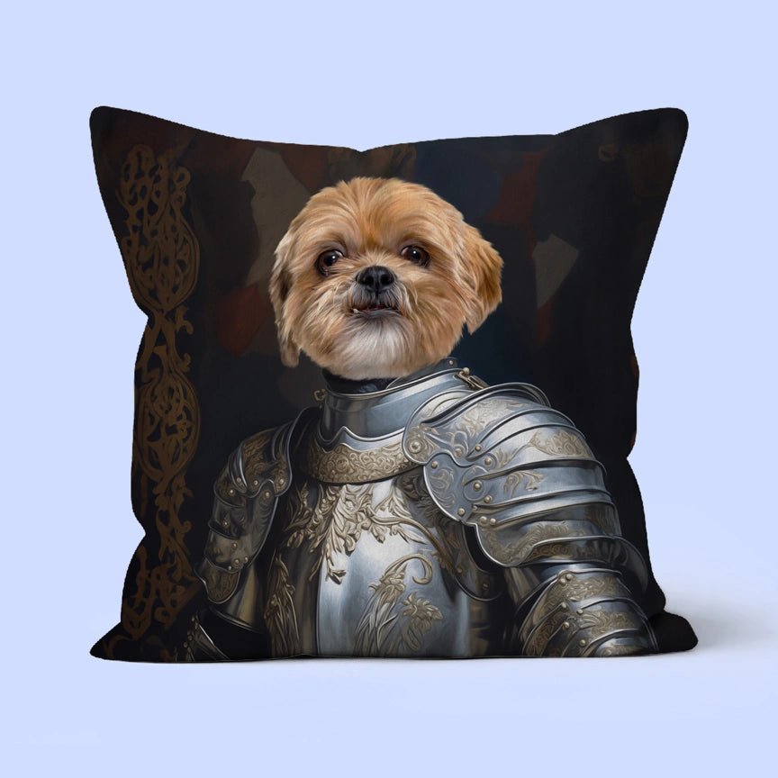 Kings Knight: Custom Pet Pillow - Paw & Glory - Dog Portraits - Pet Portraits