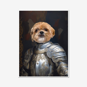 Kings Knight: Custom Pet Portrait - Paw & Glory - Dog Portraits - Pet Portraits