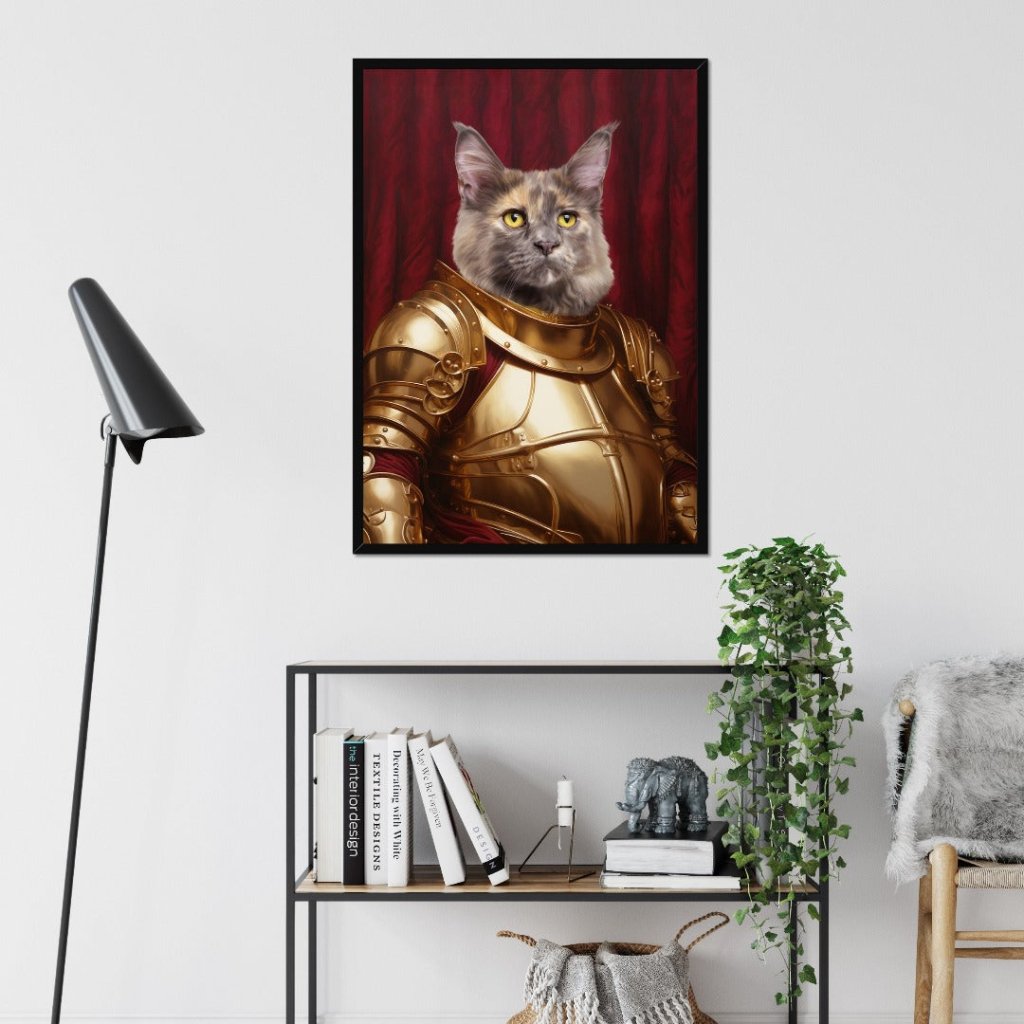 Knight Errant: Custom Pet Portrait - Paw & Glory - Dog Portraits - Pet Portraits