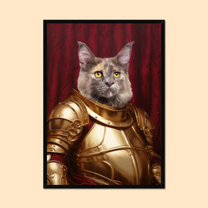 Knight Errant: Custom Pet Portrait - Paw & Glory - Dog Portraits - Pet Portraits