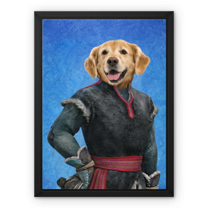 Kristoff (Frozen Inspired): Custom Pet Canvas - Paw & Glory - Dog Portraits - Pet Portraits