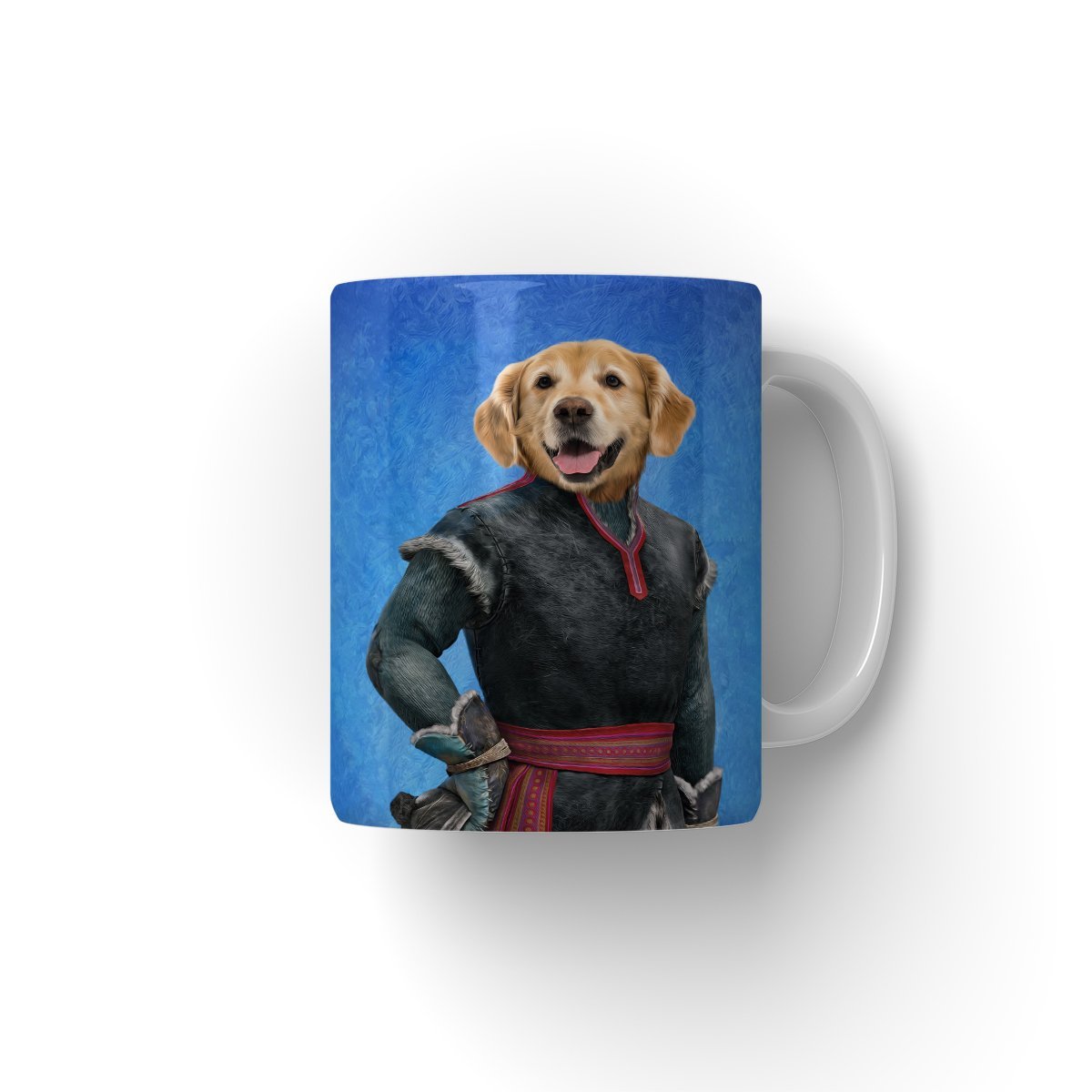 Kristoff (Frozen Inspired): Custom Pet Coffee Mug - Paw & Glory - Dog Portraits - Pet Portraits