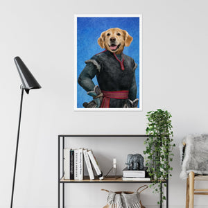 Kristoff (Frozen Inspired): Custom Pet Poster - Paw & Glory - Dog Portraits - Pet Portraits