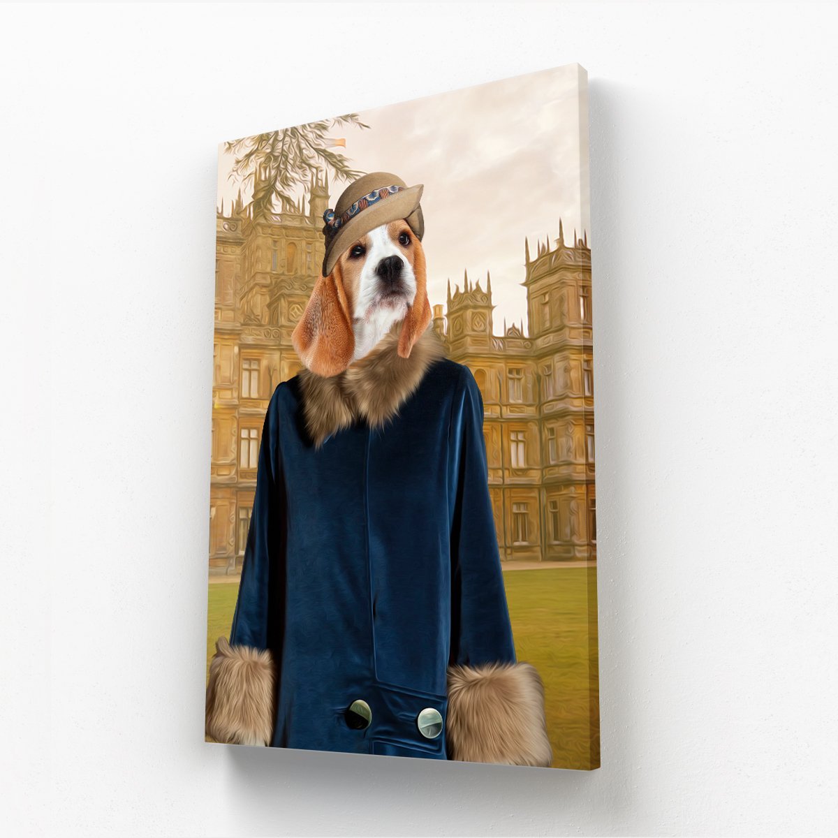 Lady Anne (Downton Abbey Inspired): Custom Pet Canvas - Paw & Glory - Dog Portraits - Pet Portraits