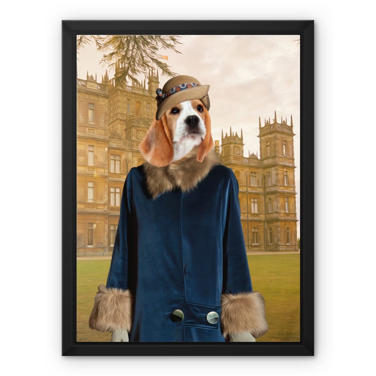 Lady Anne (Downton Abbey Inspired): Custom Pet Canvas - Paw & Glory - Dog Portraits - Pet Portraits