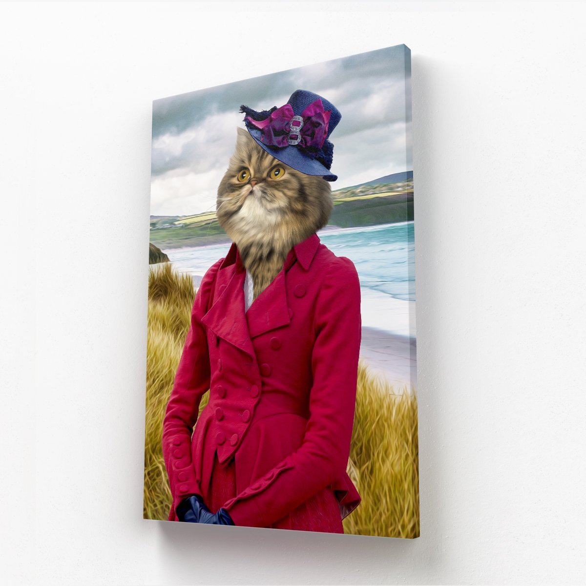 Lady Caroline (Poldark Inspired): Custom Pet Canvas - Paw & Glory - Dog Portraits - Pet Portraits