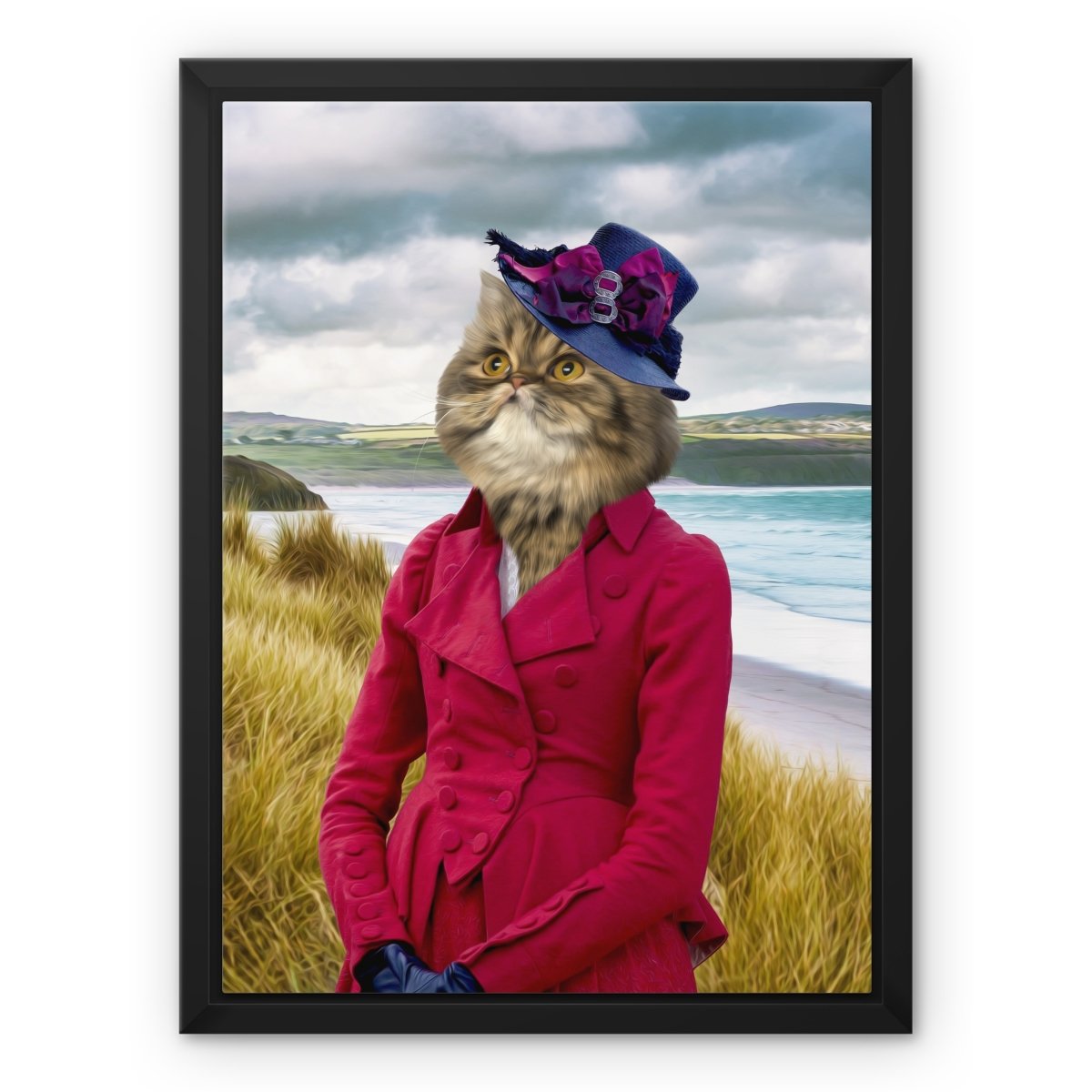 Lady Caroline (Poldark Inspired): Custom Pet Canvas - Paw & Glory - Dog Portraits - Pet Portraits