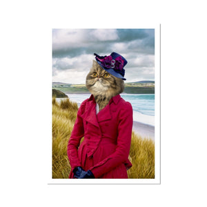 Lady Caroline (Poldark Inspired): Custom Pet Poster - Paw & Glory - Dog Portraits - Pet Portraits