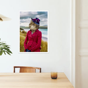 Lady Caroline (Poldark Inspired): Custom Pet Poster - Paw & Glory - Dog Portraits - Pet Portraits