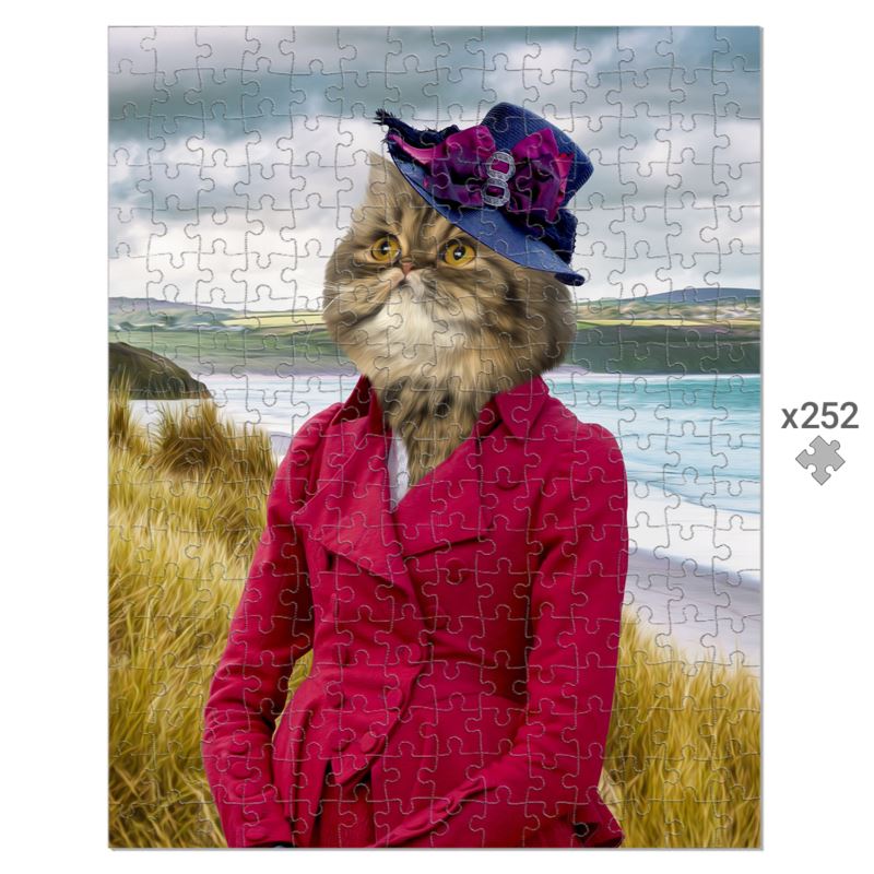 Lady Caroline (Poldark Inspired): Custom Pet Puzzle - Paw & Glory - Dog Portraits - Pet Portraits