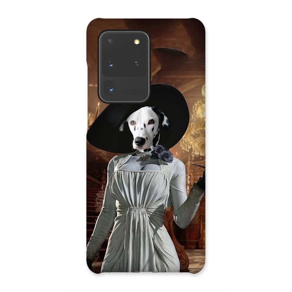 Lady Dimitrescu (Resident Evil Inspired): Custom Pet Phone Case - Paw & Glory - Dog Portraits - Pet Portraits