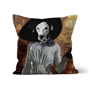 Lady Dimitrescu (Resident Evil Inspired): Custom Pet Pillow - Paw & Glory - Dog Portraits - Pet Portraits