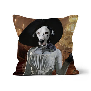 Lady Dimitrescu (Resident Evil Inspired): Custom Pet Pillow - Paw & Glory - Dog Portraits - Pet Portraits