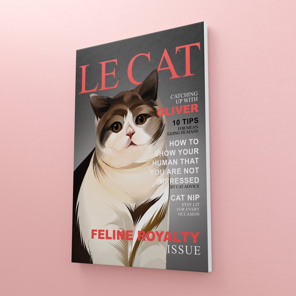 Le Cat: Custom Pet Canvas - Paw & Glory - #pet portraits# - #dog portraits# - #pet portraits uk#