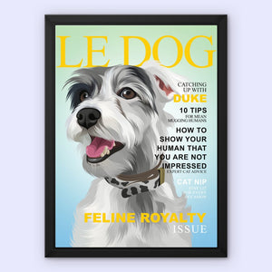 Le Dog: Custom Pet Canvas - Paw & Glory - Dog Portraits - Pet Portraits