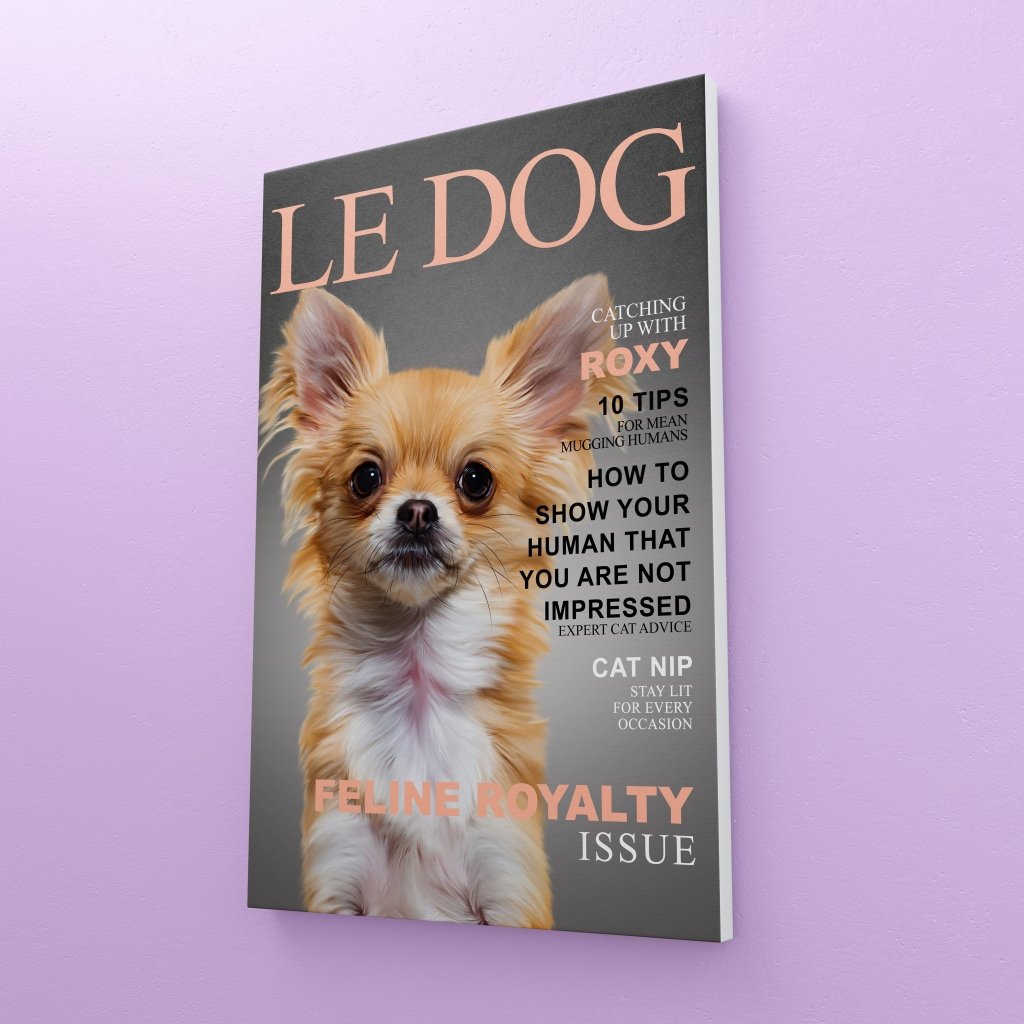 Le Dog: Custom Pet Canvas - Paw & Glory - Dog Portraits - Pet Portraits