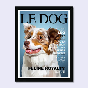 Le Dog: Custom Pet Portrait - Paw & Glory - Dog Portraits - Pet Portraits