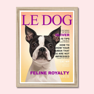 Le Dog: Custom Pet Portrait - Paw & Glory - Dog Portraits - Pet Portraits