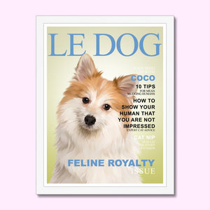 Le Dog: Custom Pet Portrait - Paw & Glory - Dog Portraits - Pet Portraits