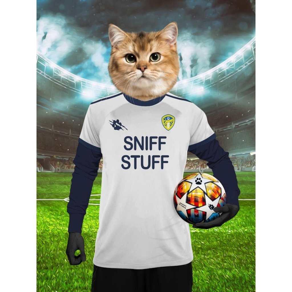 Leeds Pawnited Football Club: Custom Digital Download Pet Portrait - Paw & Glory - Dog Portraits - Pet Portraits