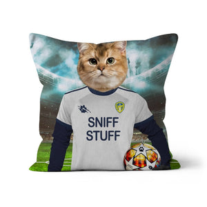 Leeds Pawnited Football Club: Custom Pet Pillow - Paw & Glory - Dog Portraits - Pet Portraits