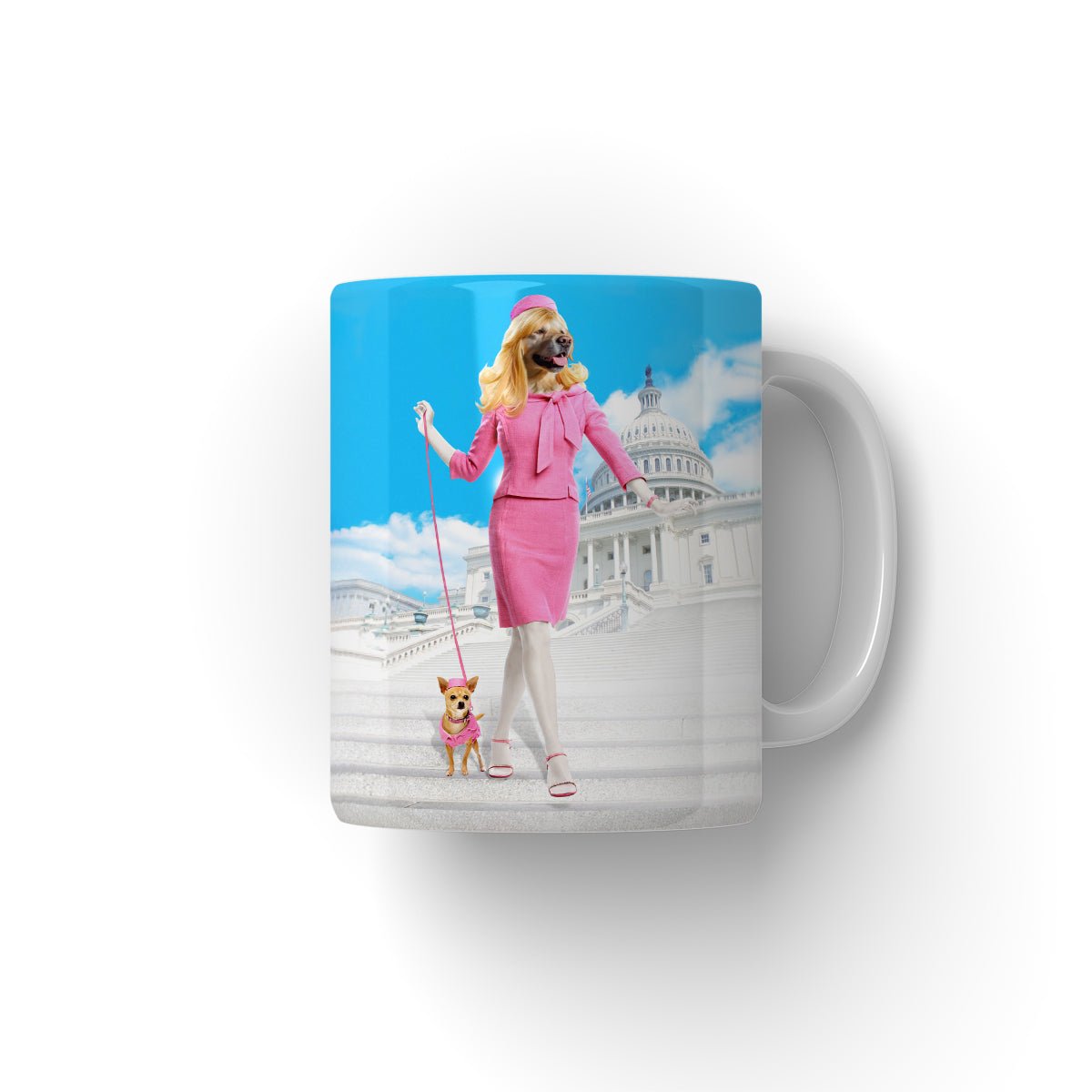 Legally Blonde: Custom Pet Coffee Mug - Paw & Glory - Dog Portraits - Pet Portraits