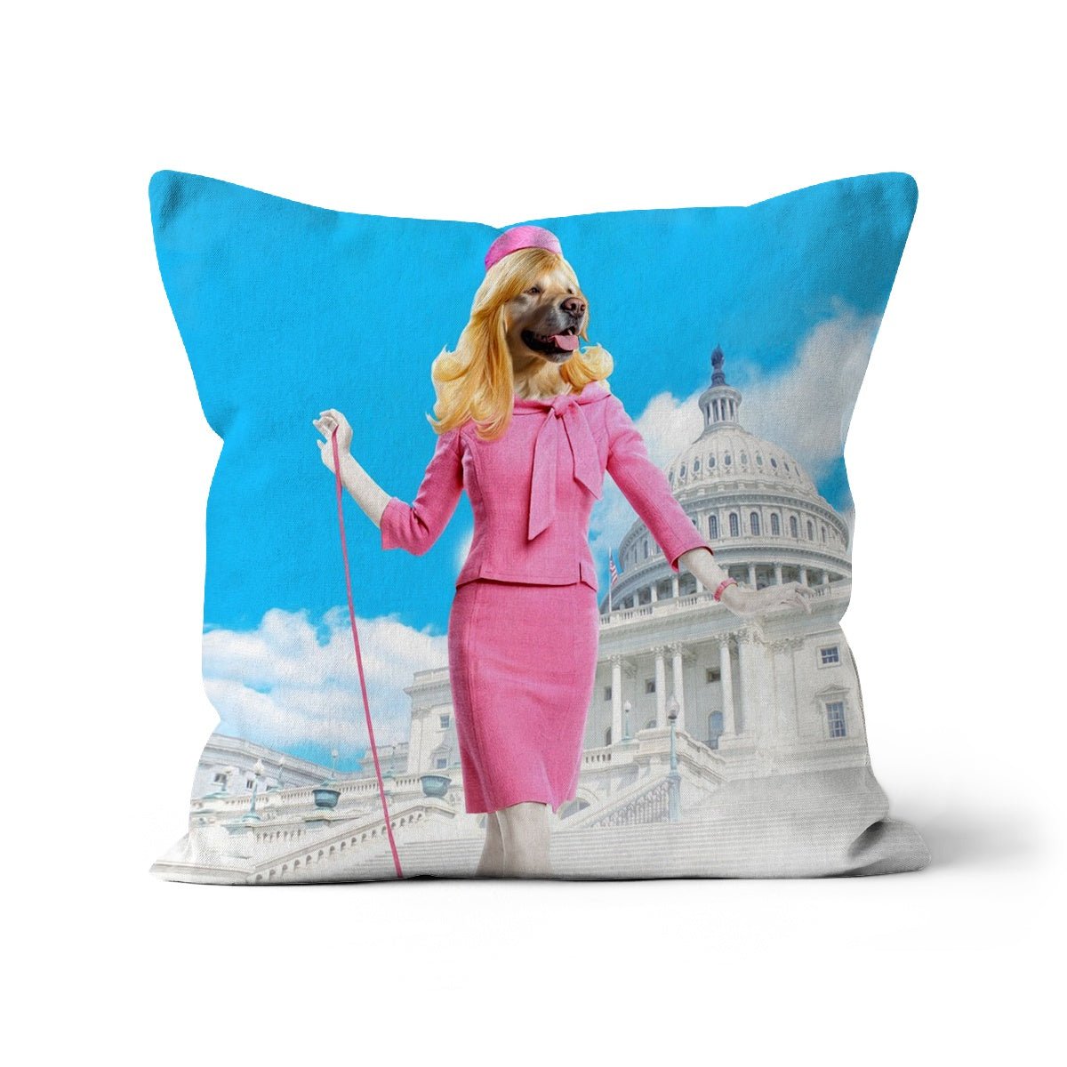 Legally Blonde: Custom Pet Pillow - Paw & Glory - Dog Portraits - Pet Portraits