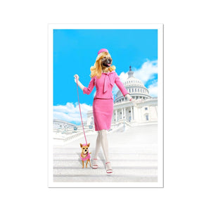 Legally Blonde: Custom Pet Poster - Paw & Glory - Dog Portraits - Pet Portraits