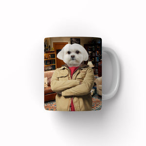 Leonard Hofstadter (Big Bang theory): Custom Pet Coffee Mug - Paw & Glory - Dog Portraits - Pet Portraits