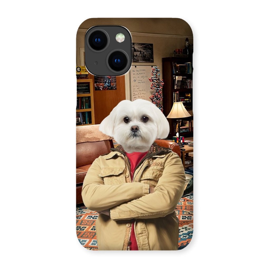 Leonard Hofstadter (Big Bang theory): Custom Pet Phone Case - Paw & Glory - Dog Portraits - Pet Portraits