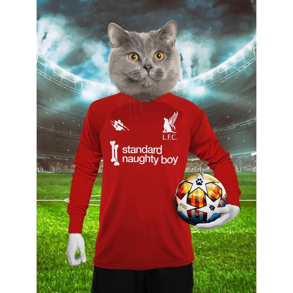 Liverpawl Football Club: Custom Digital Download Pet Portrait - Paw & Glory - Dog Portraits - Pet Portraits