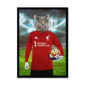 Liverpawl Football Club: Custom Pet Portrait - Paw & Glory - Dog Portraits - Pet Portraits