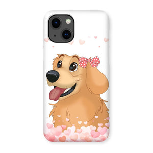 Love Bomb: Custom Cartoon One Pet Phone Case - Paw & Glory - Dog Portraits - Pet Portraits