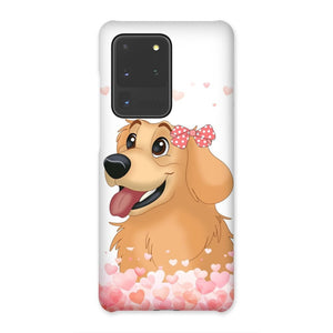 Love Bomb: Custom Cartoon One Pet Phone Case - Paw & Glory - Dog Portraits - Pet Portraits