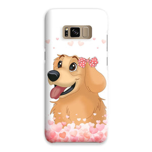 Love Bomb: Custom Cartoon One Pet Phone Case - Paw & Glory - Dog Portraits - Pet Portraits