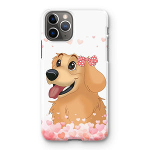 Love Bomb: Custom Cartoon One Pet Phone Case - Paw & Glory - Dog Portraits - Pet Portraits