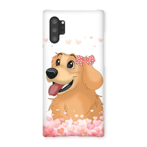 Love Bomb: Custom Cartoon One Pet Phone Case - Paw & Glory - Dog Portraits - Pet Portraits