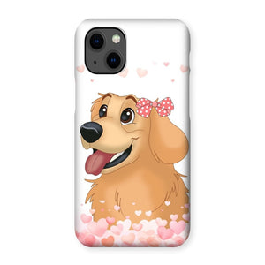 Love Bomb: Custom Cartoon One Pet Phone Case - Paw & Glory - Dog Portraits - Pet Portraits