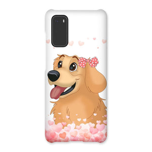 Love Bomb: Custom Cartoon One Pet Phone Case - Paw & Glory - Dog Portraits - Pet Portraits