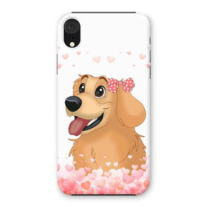 Love Bomb: Custom Cartoon One Pet Phone Case - Paw & Glory - Dog Portraits - Pet Portraits