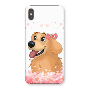 Love Bomb: Custom Cartoon One Pet Phone Case - Paw & Glory - Dog Portraits - Pet Portraits