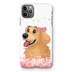 Love Bomb: Custom Cartoon One Pet Phone Case - Paw & Glory - Dog Portraits - Pet Portraits