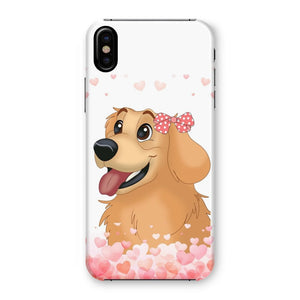 Love Bomb: Custom Cartoon One Pet Phone Case - Paw & Glory - Dog Portraits - Pet Portraits