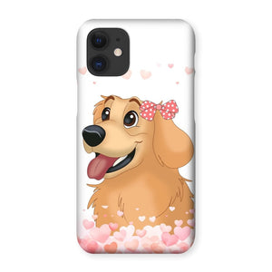 Love Bomb: Custom Cartoon One Pet Phone Case - Paw & Glory - Dog Portraits - Pet Portraits