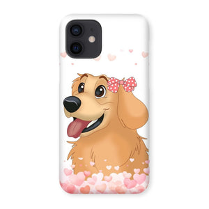 Love Bomb: Custom Cartoon One Pet Phone Case - Paw & Glory - Dog Portraits - Pet Portraits