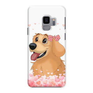 Love Bomb: Custom Cartoon One Pet Phone Case - Paw & Glory - Dog Portraits - Pet Portraits