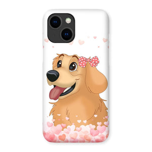 Love Bomb: Custom Cartoon One Pet Phone Case - Paw & Glory - Dog Portraits - Pet Portraits