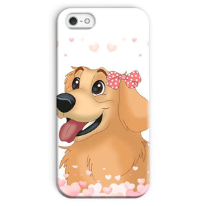 Love Bomb: Custom Cartoon One Pet Phone Case - Paw & Glory - Dog Portraits - Pet Portraits